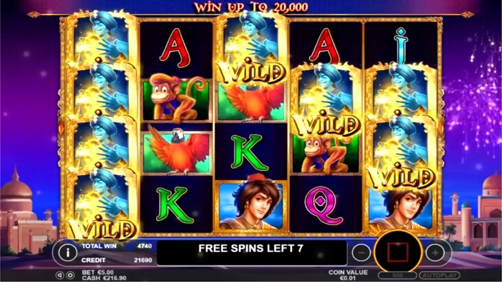 Genie Wishes Slot Machine