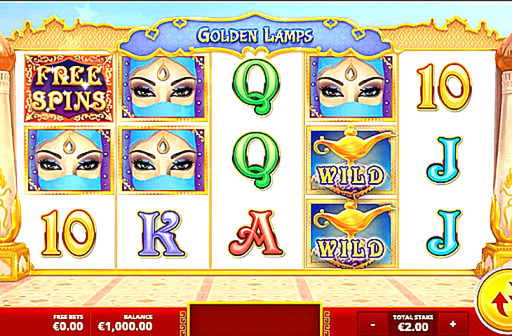 Golden Lamp Slot Machine