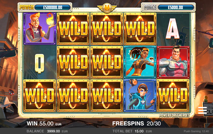 Power Force Heroes Online Slot